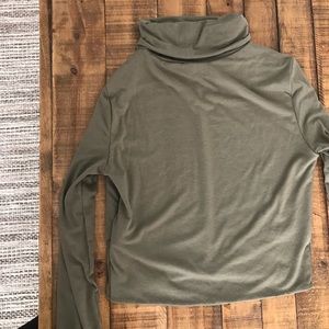 Forever 21 Turtle Neck Crop Top